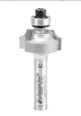 Tool 49596 Carbide Tipped Beading 1/8 R x 3/4 D x 3/8 CH x 1/4 Inch SHK Router Bit